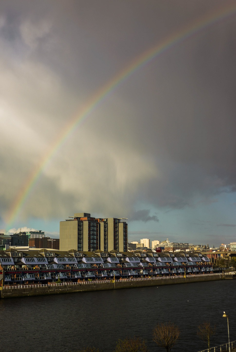 RAINBOW OVER LANCEFIELD QUAY