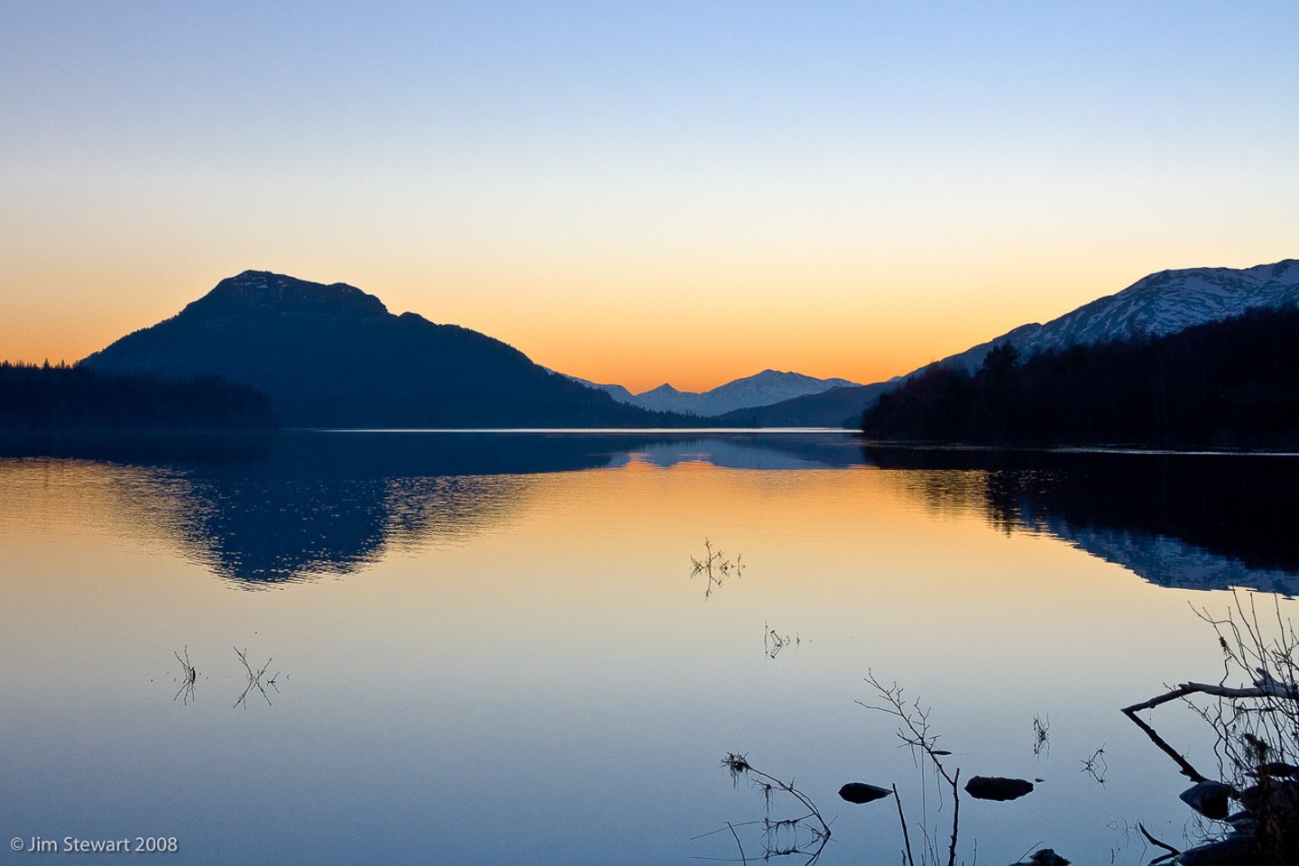 Sunset on Loch Laggan