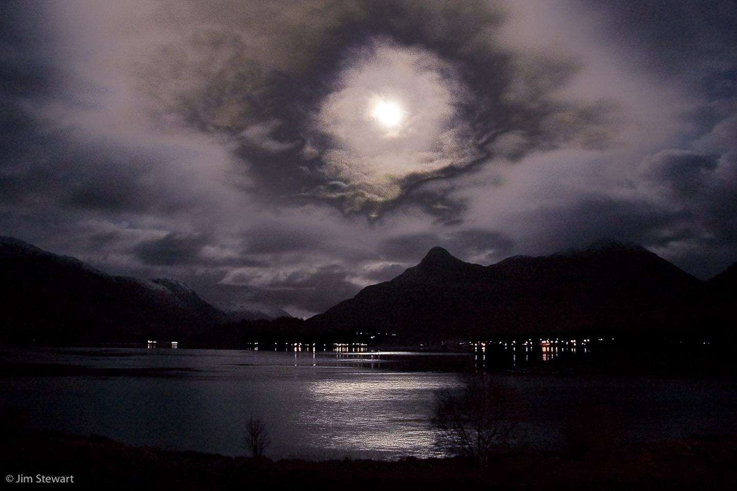 Moonlight on Loch Leven